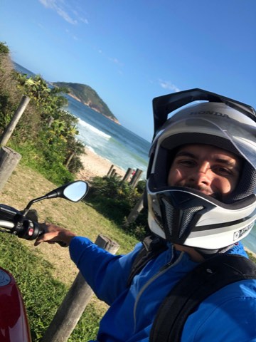 Xplore Motorcycles rider in Rio de Janeiro